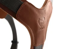 Sale Mixed Aalborg læder hundesele XS-S cognac/grå hals 40-50 cm - blød og sikker pasform Hvalpeseler - Bløde Justerbare Seler Der Giver Din Hvalp Tryghed Og Støtte På Turen|Hundeseler Til Alle Behov Og Hundestørrelser