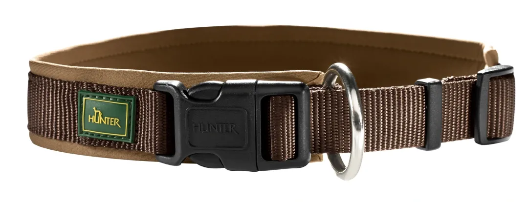 Discount Neopren hundehalsbånd brun 45 cm - 40-45 cm indstilling Hvalpehalsbånd - Bløde Og Sikre Halsbånd Med Perfekt Pasform Til Din Hvalp|Hundehalsbånd Med Stil - Komfort Og Sikkerhed Til Din Hund
