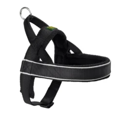 Norsk Racing hundesele M Sort - 52-62 cm ergonomisk pasform Hundeseler Til Alle Behov Og Hundestørrelser