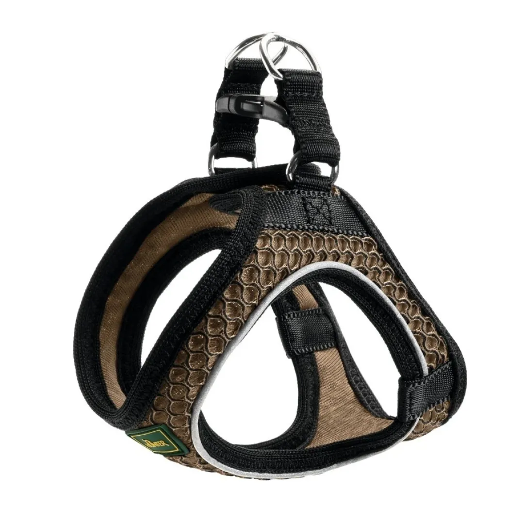 New NY Hilo Comfort hundesele XXS-XS brun mave/bryst 33-36 cm - Let komfort til små hunde Hvalpeseler - Bløde Justerbare Seler Der Giver Din Hvalp Tryghed Og Støtte På Turen|Hundeseler Til Alle Behov Og Hundestørrelser