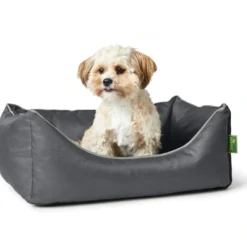 Hot Ortho Cleveland hundeseng Medium 80x60 cm Grå Hundesenge Og Kurve Til Hunde - Bløde Og Komfortable|Sovepladser Til Hvalpe - Hundesenge, Kølemåtter Og Trygge Hvilesteder