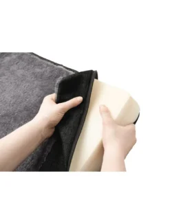 Outlet ortopædisk hundemadras Tirano L 100x65x8 cm i sort og grå Hundesenge Og Kurve Til Hunde - Bløde Og Komfortable|Sovepladser Til Hvalpe - Hundesenge, Kølemåtter Og Trygge Hvilesteder