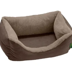 Online ortopædisk hundeseng Rockford Large 100 x 70 cm Brun Hundesenge Og Kurve Til Hunde - Bløde Og Komfortable|Sovepladser Til Hvalpe - Hundesenge, Kølemåtter Og Trygge Hvilesteder