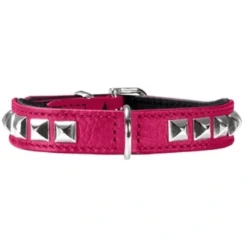 Online Rocky Petit halsbånd str.24 Pink - 17-21 cm Hvalpehalsbånd - Bløde Og Sikre Halsbånd Med Perfekt Pasform Til Din Hvalp|Hundehalsbånd Med Stil - Komfort Og Sikkerhed Til Din Hund