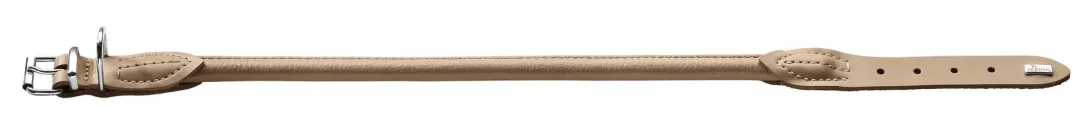 Best Rundsyet Elg halsbånd str. 50 Beige - justering 41-46 cm skånsom komfort Hvalpehalsbånd - Bløde Og Sikre Halsbånd Med Perfekt Pasform Til Din Hvalp|Hundehalsbånd Med Stil - Komfort Og Sikkerhed Til Din Hund