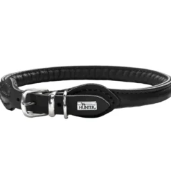 Best rundsyet hundehalsbånd okselæder 50 cm justering 41-46 cm - skånsom komfort til store hunde Hvalpehalsbånd - Bløde Og Sikre Halsbånd Med Perfekt Pasform Til Din Hvalp|Hundehalsbånd Med Stil - Komfort Og Sikkerhed Til Din Hund