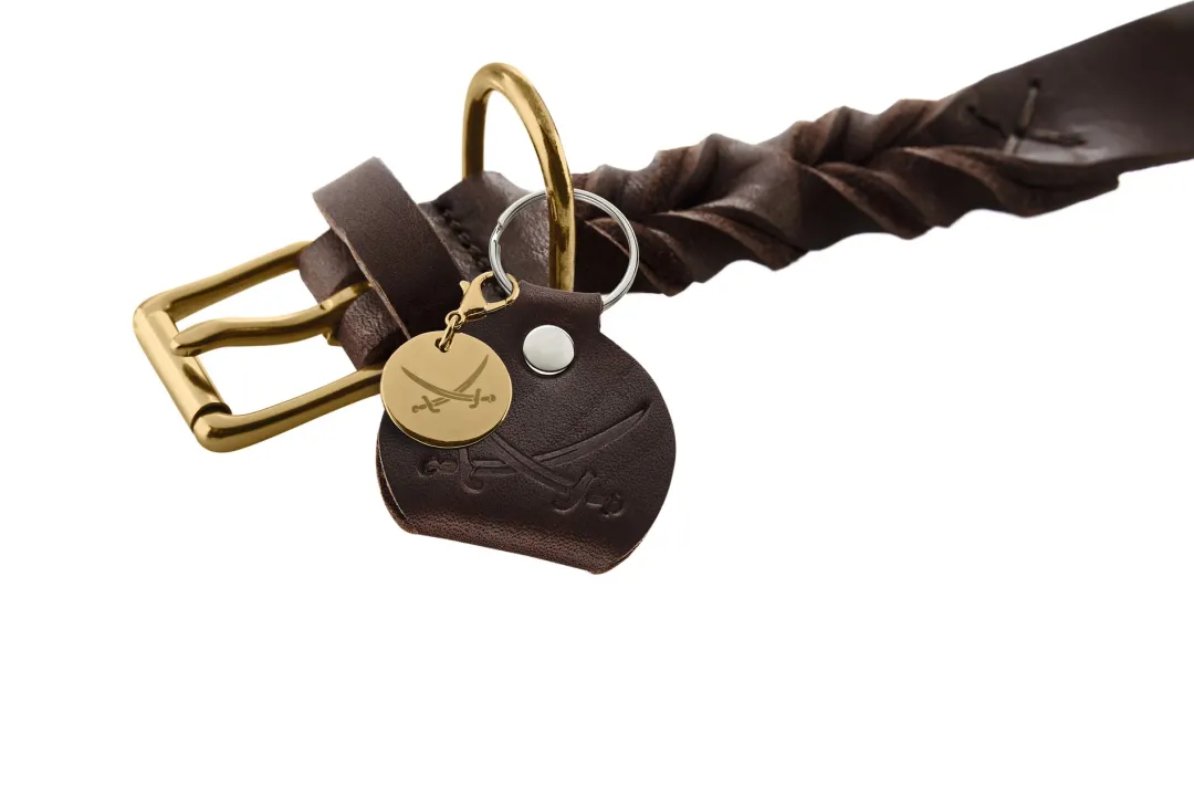 Outlet Sansibar Solid 45 Hundehalsbånd i læder - 34-40 cm Hvalpehalsbånd - Bløde Og Sikre Halsbånd Med Perfekt Pasform Til Din Hvalp|Hundehalsbånd Med Stil - Komfort Og Sikkerhed Til Din Hund