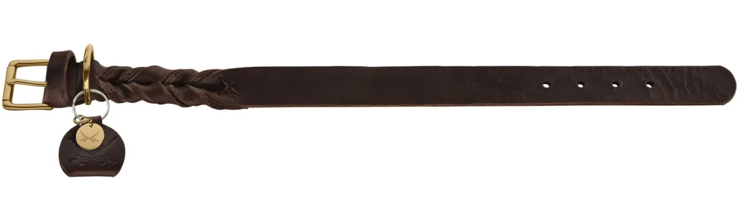 Sale Sansibar Solid 55 Hundehalsbånd i læder - 43-49 cm Hvalpehalsbånd - Bløde Og Sikre Halsbånd Med Perfekt Pasform Til Din Hvalp|Hundehalsbånd Med Stil - Komfort Og Sikkerhed Til Din Hund