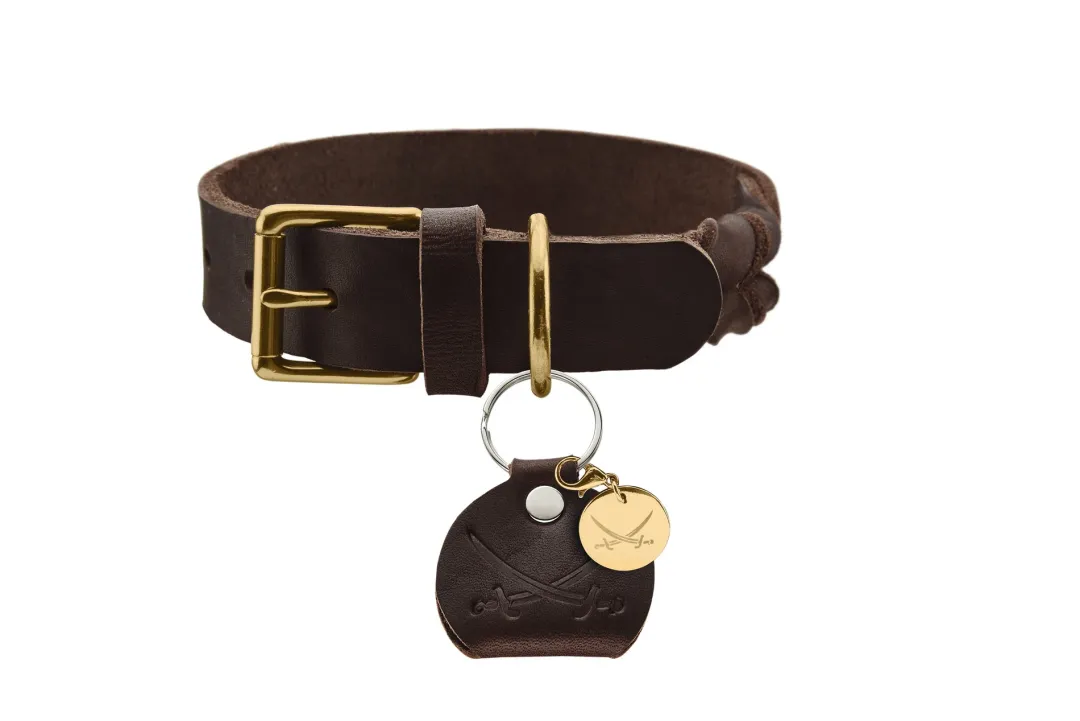 Sale Sansibar Solid 55 Hundehalsbånd i læder - 43-49 cm Hvalpehalsbånd - Bløde Og Sikre Halsbånd Med Perfekt Pasform Til Din Hvalp|Hundehalsbånd Med Stil - Komfort Og Sikkerhed Til Din Hund