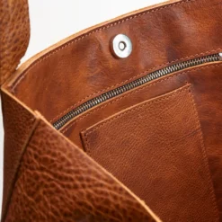 Online Shopper Milano Cognac Hunter Tasker I Læder