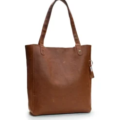 Online Shopper Milano Cognac Hunter Tasker I Læder