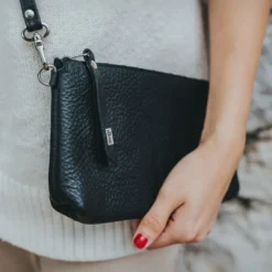 Best Shoulder Bag Como Black Hunter Tasker I Læder