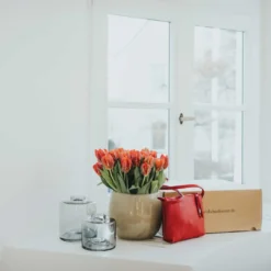 Hot Shoulder Bag Fano Chilli Hunter Tasker I Læder