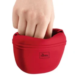 Outlet Silikone Godbidstaske Lugo Small Red Hundetilbehør Til Hvalpe - Tryg Start I Hverdagen|Tilbehør Til Hund - Alt Til En Glad Og Tryg Hverdag For Din Bedste Ven