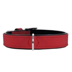 Clearance Softie hundehalsbånd 45 cm rød - 32-40 cm indstilling Hvalpehalsbånd - Bløde Og Sikre Halsbånd Med Perfekt Pasform Til Din Hvalp|Hundehalsbånd Med Stil - Komfort Og Sikkerhed Til Din Hund