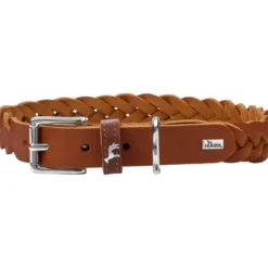 Sale Solid Education Special Halsbånd 45 Cognac Hvalpehalsbånd - Bløde Og Sikre Halsbånd Med Perfekt Pasform Til Din Hvalp|Hundehalsbånd Med Stil - Komfort Og Sikkerhed Til Din Hund