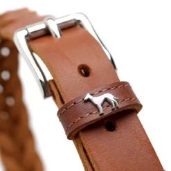 Sale Solid Education Special Halsbånd 45 Cognac Hvalpehalsbånd - Bløde Og Sikre Halsbånd Med Perfekt Pasform Til Din Hvalp|Hundehalsbånd Med Stil - Komfort Og Sikkerhed Til Din Hund