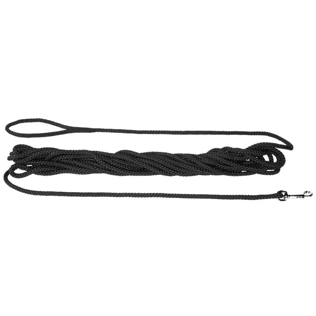 Clearance Sporline til hund 20 m i sort Hundesnor I Mange Varianter Og Materialer|Hundesnor Til Hvalpe
