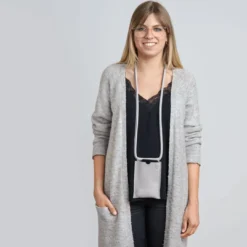 Hot Tivoli Phone Pocket Grey Hunter Tasker I Læder