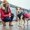 Uppsala Hundefrakke Rød 40 cm Hundetøj Til Hvalpe - Varme Dækkener Og Sko Til Trygge Gåture|Hundetøj Til Alle Hunde Med Varme Dækkener Og Sko
