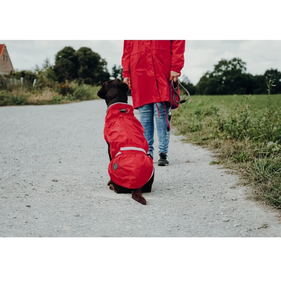 Discount Uppsala Regnfrakke Rød 80 cm Hundetøj Til Hvalpe - Varme Dækkener Og Sko Til Trygge Gåture|Hundetøj Til Alle Hunde Med Varme Dækkener Og Sko