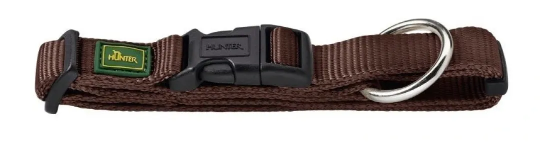 Vario Plus Halsbånd Brun L 40-63 cm - Komfortabelt og justerbart hundehalsbånd Hvalpehalsbånd - Bløde Og Sikre Halsbånd Med Perfekt Pasform Til Din Hvalp|Hundehalsbånd Med Stil - Komfort Og Sikkerhed Til Din Hund