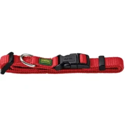 Best Vario Plus Halsbånd Rød S 30-45 cm - Komfortabelt og justerbart hundehalsbånd Hvalpehalsbånd - Bløde Og Sikre Halsbånd Med Perfekt Pasform Til Din Hvalp|Hundehalsbånd Med Stil - Komfort Og Sikkerhed Til Din Hund