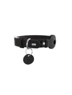 Clearance Viborg AirTag Halsbånd Sort S 45 - Justerbar 32-38 cm Hvalpehalsbånd - Bløde Og Sikre Halsbånd Med Perfekt Pasform Til Din Hvalp|Hundehalsbånd Med Stil - Komfort Og Sikkerhed Til Din Hund
