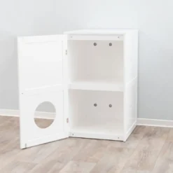 Clearance Hus til kattetoilet 2 etager Kattetoiletter Og Kattegrus|Killingetoilet Og Grus Til Killinger - Nem Renlighed Fra Start