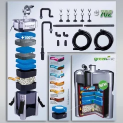 Sale Cristalprofi e702 greenline 700 L/t Akvariefilter Og Pumpe
