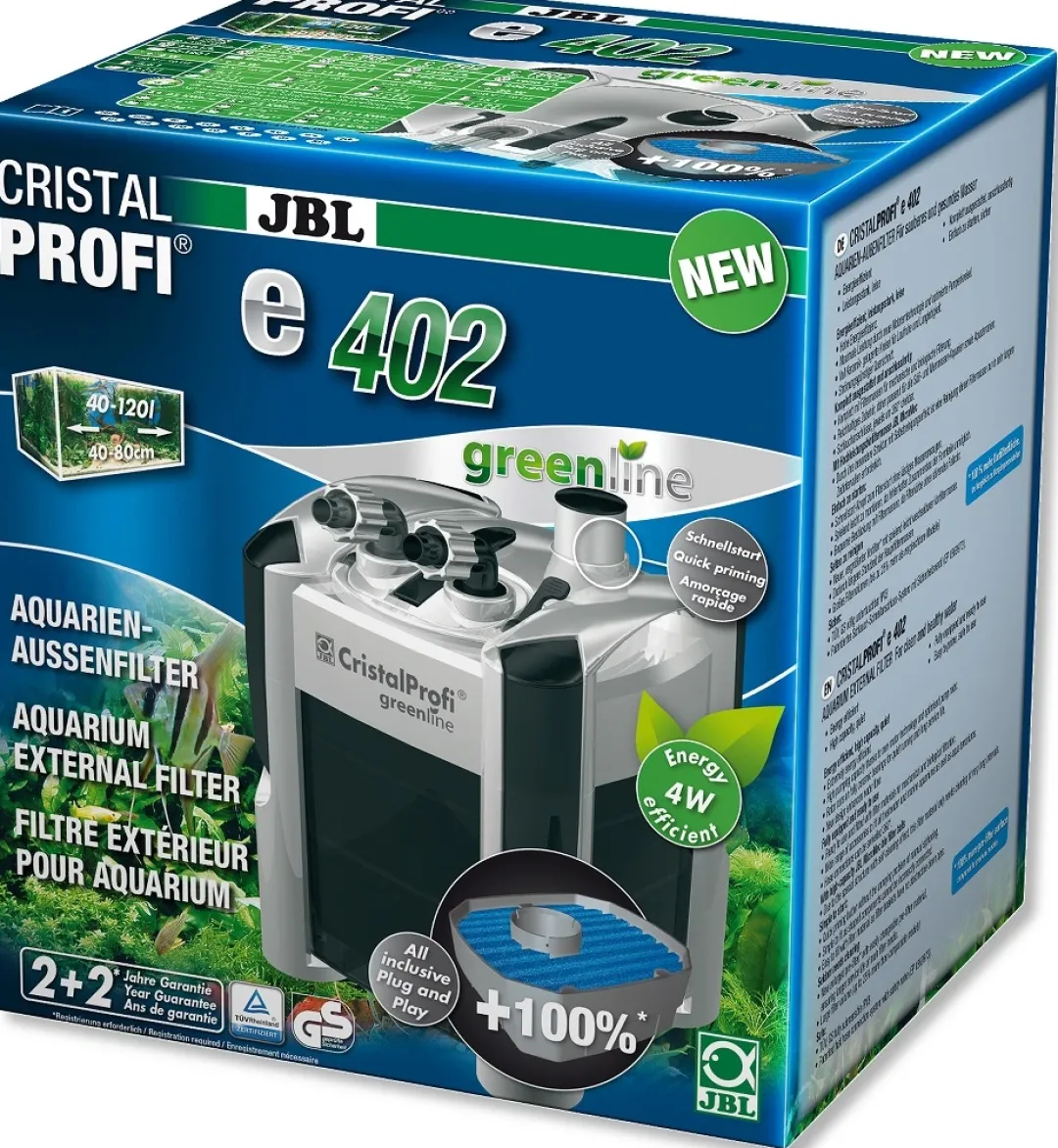 Best CristalProfi e402 greenline 450 L/t Akvariefilter Og Pumpe