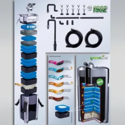 New CristalProfi e1901 greenline 1900 L/t Akvariefilter Og Pumpe