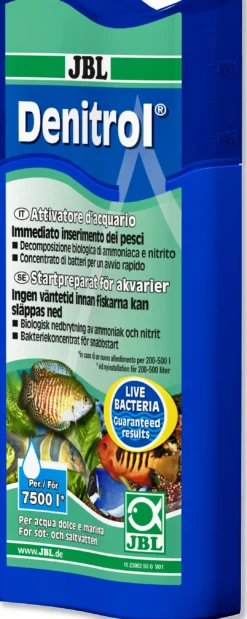 New Denitrol 250 ml Vandbehandlingsprodukter Til Ferskvandsakvarier