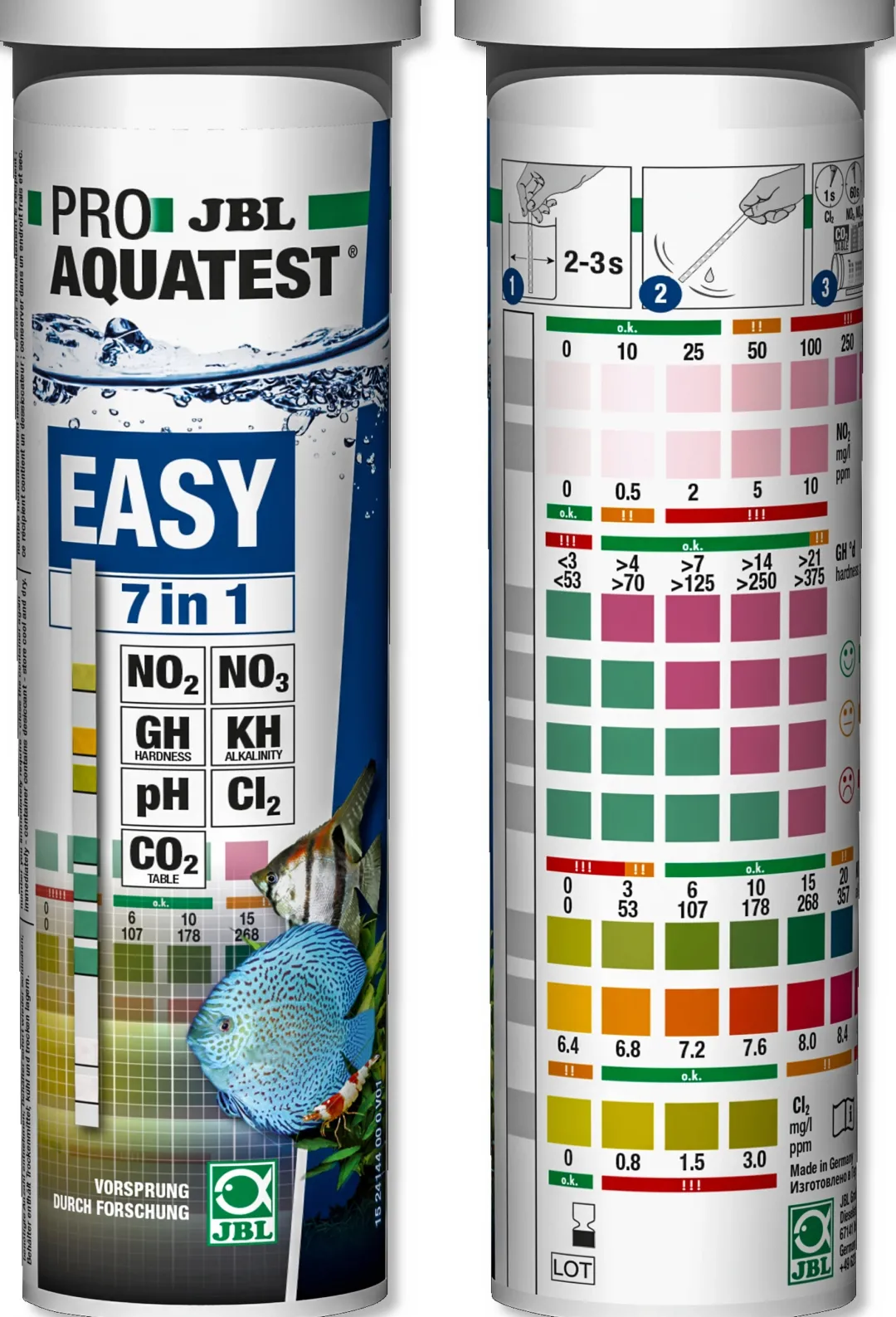Sale 7 i 1 Easy Test (50 tests) Måleudstyr Til Akvarium