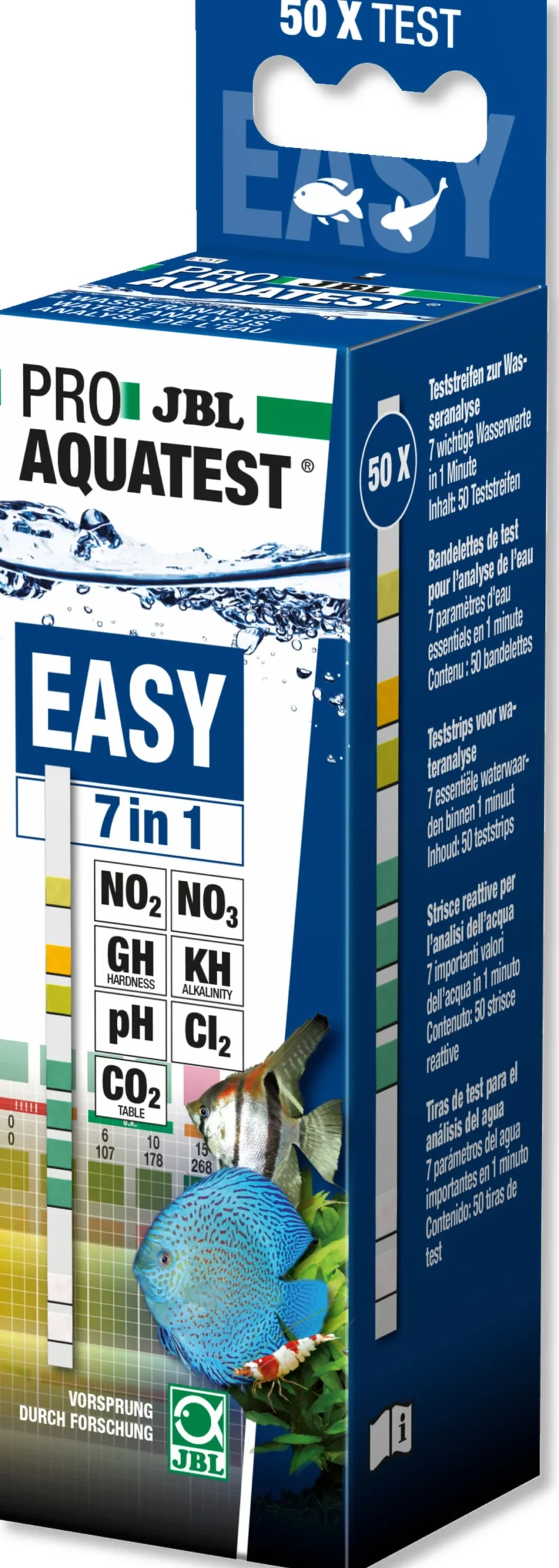 Sale 7 i 1 Easy Test (50 tests) Måleudstyr Til Akvarium