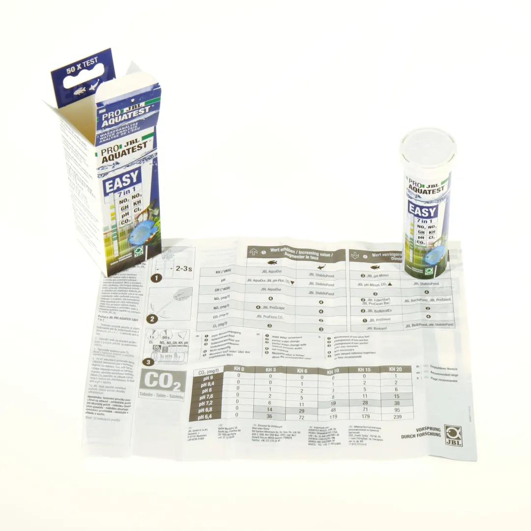Sale 7 i 1 Easy Test (50 tests) Måleudstyr Til Akvarium