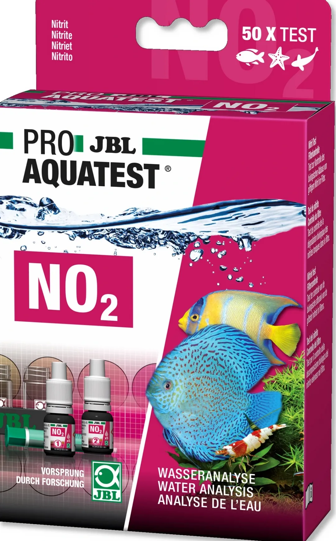 Discount ProAquaTest Nitrit testsæt NO2 Måleudstyr Til Akvarium