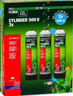 Online Proflora CO2 Cylinder 500 U 3X500 Gram C02-Udstyr Til Akvarier
