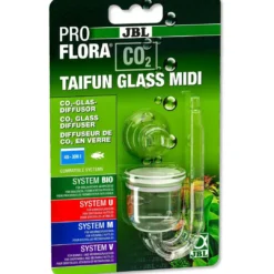 Proflora CO2 Taifun Glas Midi Diffuser C02-Udstyr Til Akvarier
