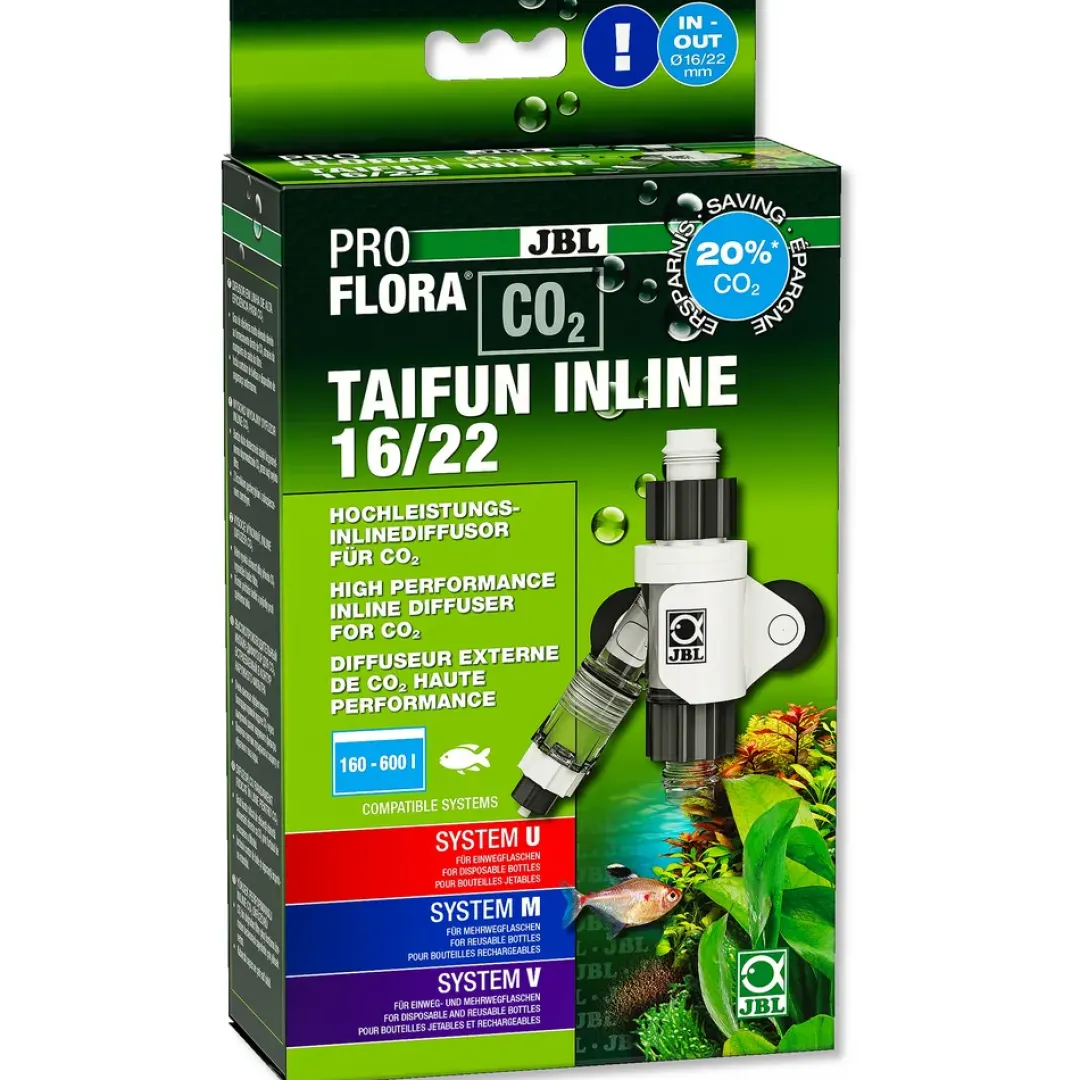 Discount Proflora Taifun 16/22 Inline Diffusor Co2 C02-Udstyr Til Akvarier
