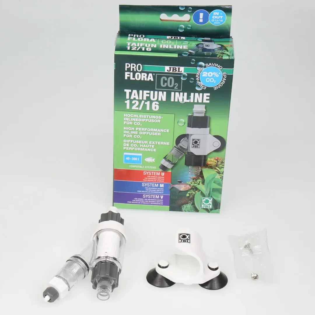 Clearance Proflora Taifun 12/16 Inline Diffusor Co2 C02-Udstyr Til Akvarier
