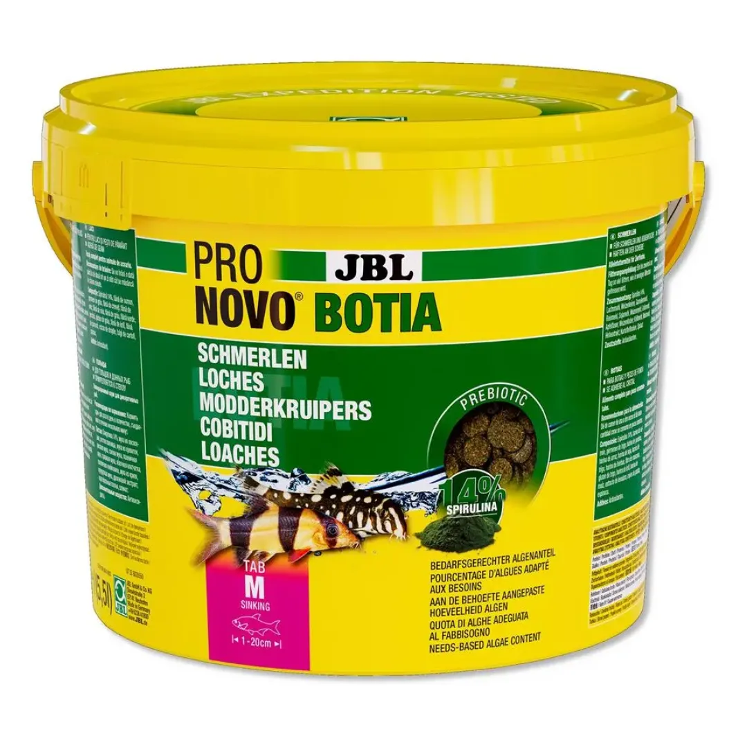 New ProNovo Botia Tab M 5,5 liter Fiskefoder Til Ferskvandsfisk