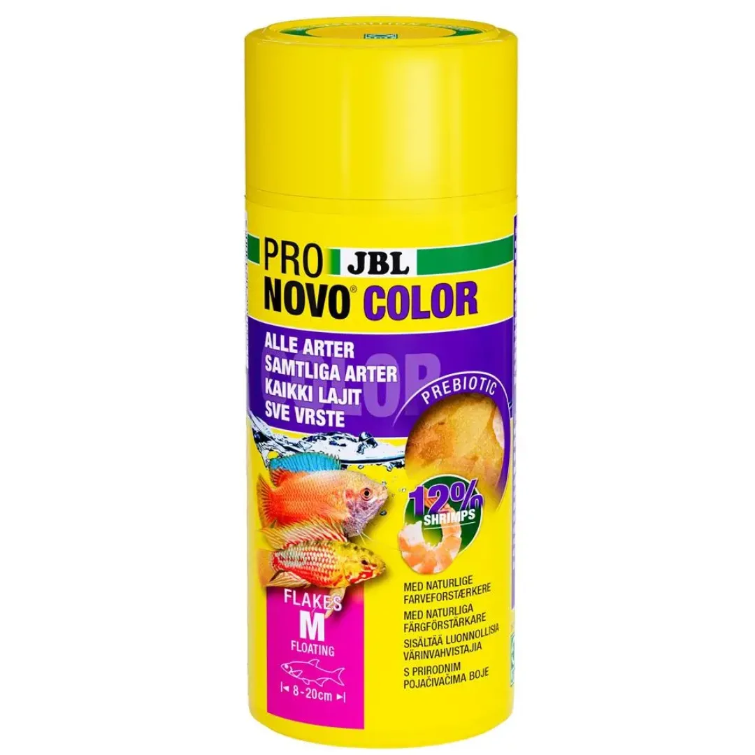 New ProNovo Color fiskefoder 250 ml Flagefoder Fiskefoder Til Ferskvandsfisk
