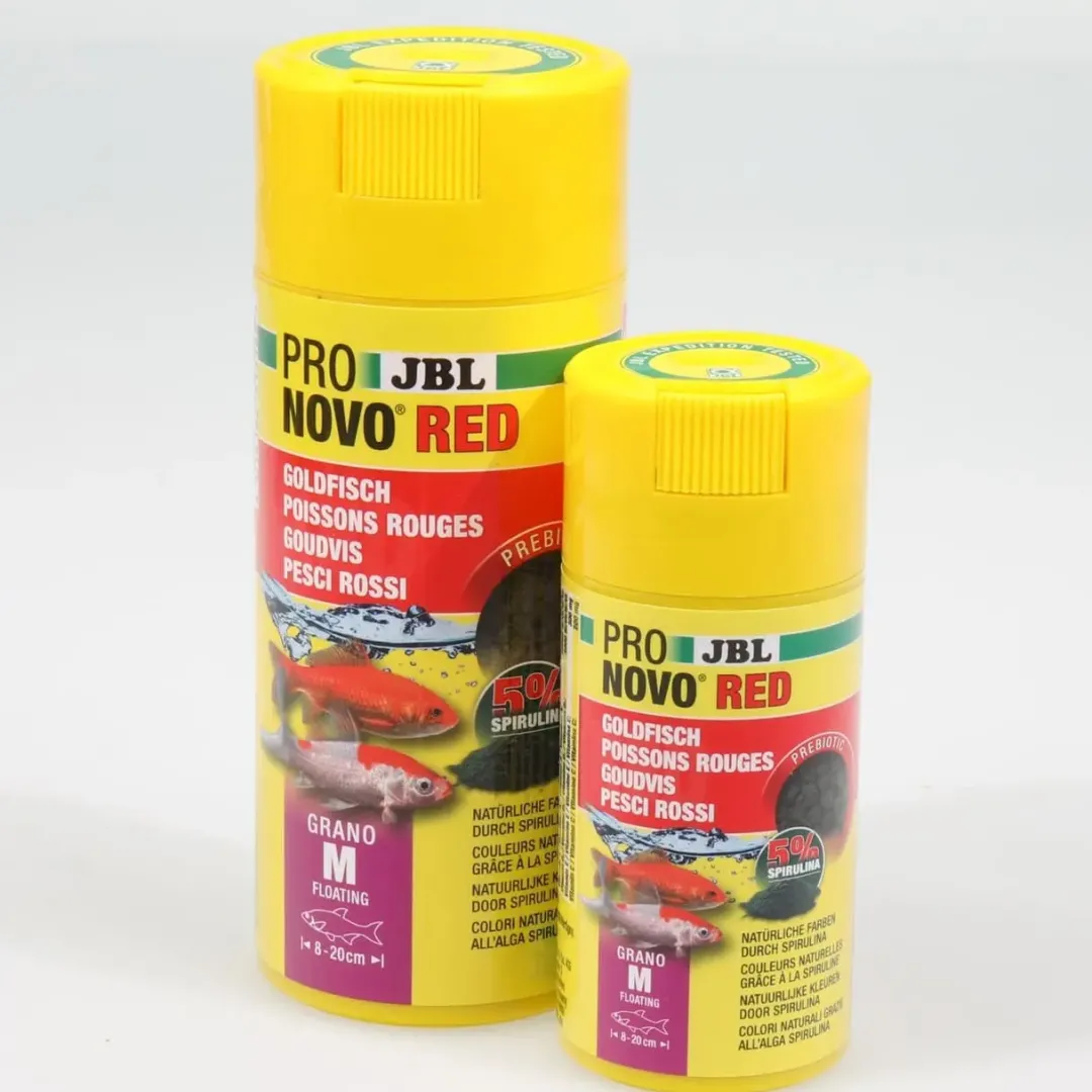 Clearance ProNovo Red Grano M Guldfiskefoder 250 ml Fiskefoder Til Ferskvandsfisk