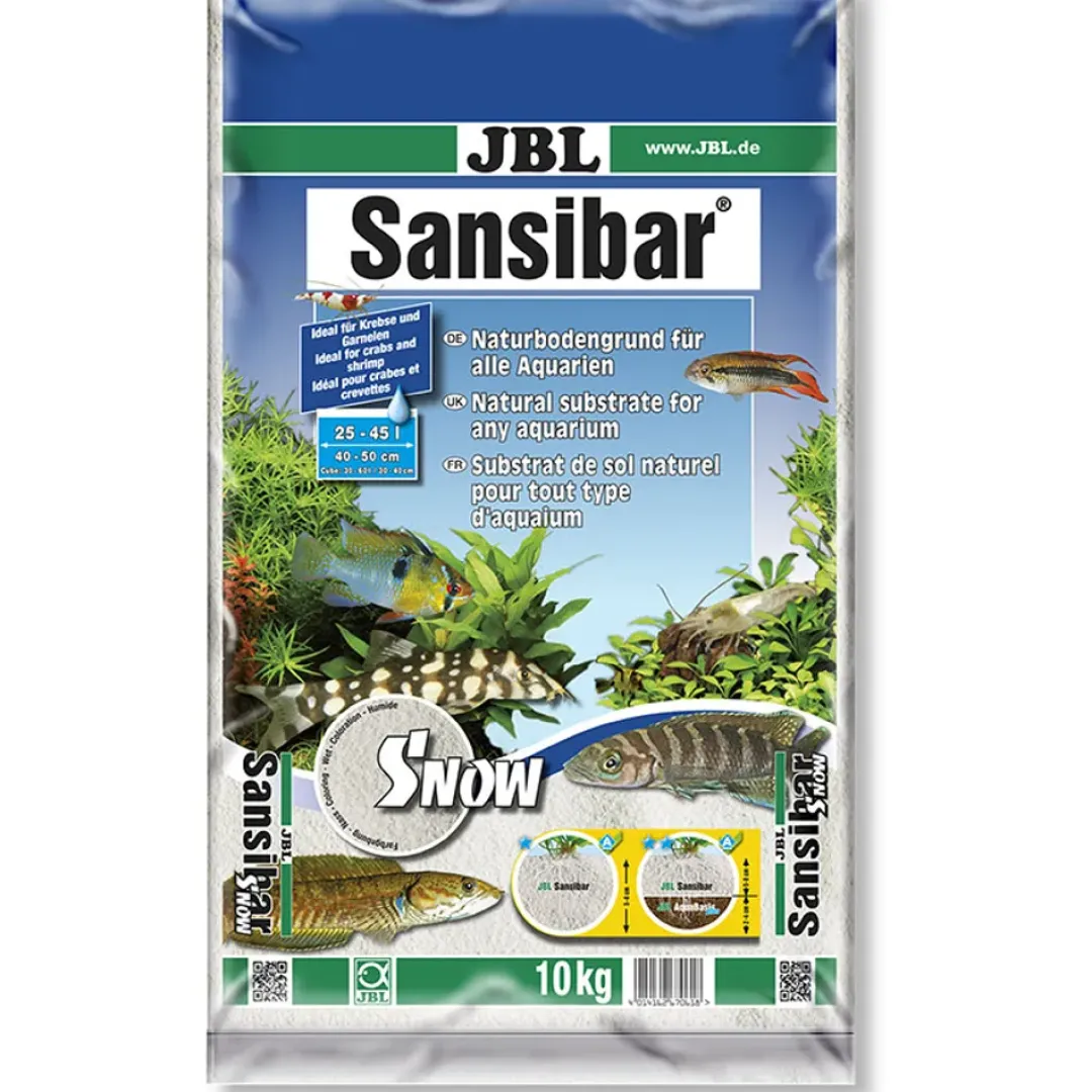 Clearance Sansibar Snow 5 kg Akvariegrus Aquascaping