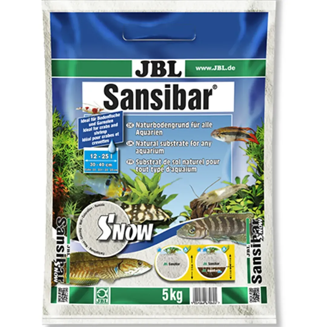 Hot Sansibar Snow 10 kg Akvariegrus Aquascaping