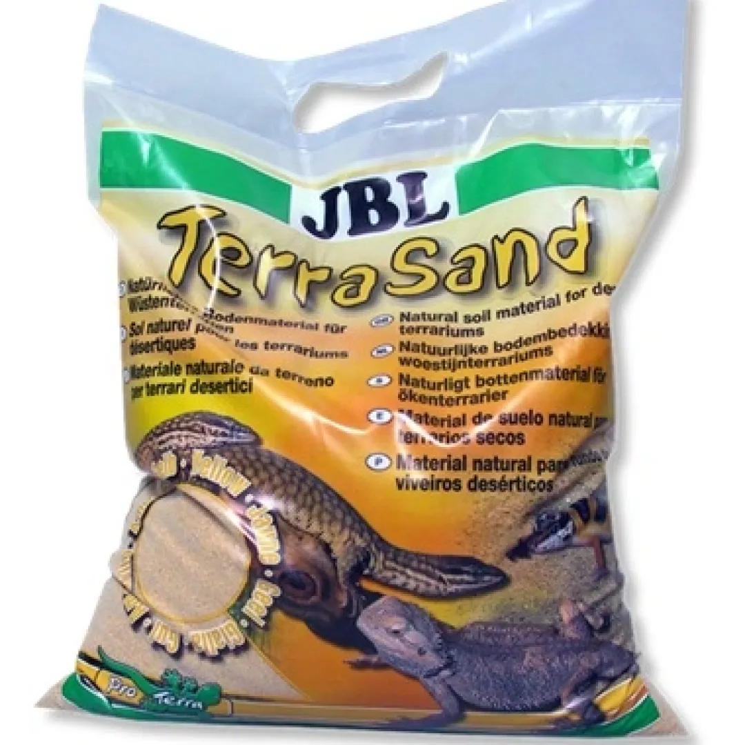 Best TerraSand (gul) 7,5 kg Dekoration Til Terrarier