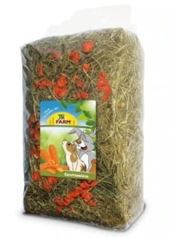 Discount JR Bjergenghø med Gulerod 1,5 kg Foder & Snack Til Gnavere & Kanin