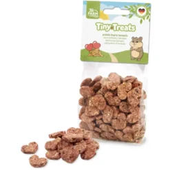 Online Tiny Treats Protein Hjerter Hermetia 100 g Foder & Snack Til Gnavere & Kanin