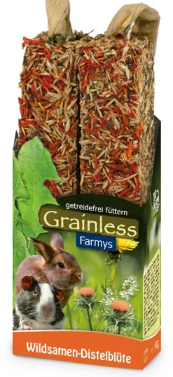 Discount ys Grainless Gnaverstænger Vildtfrø og Tidselblomst 140 g Foder & Snack Til Gnavere & Kanin